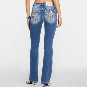Women's Blue Bootcut Jeans